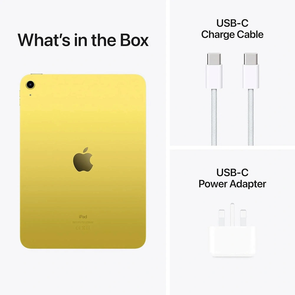 Apple 2022 10.9-inch iPad (Wi-Fi, 64GB) -Yellow (10th generation)