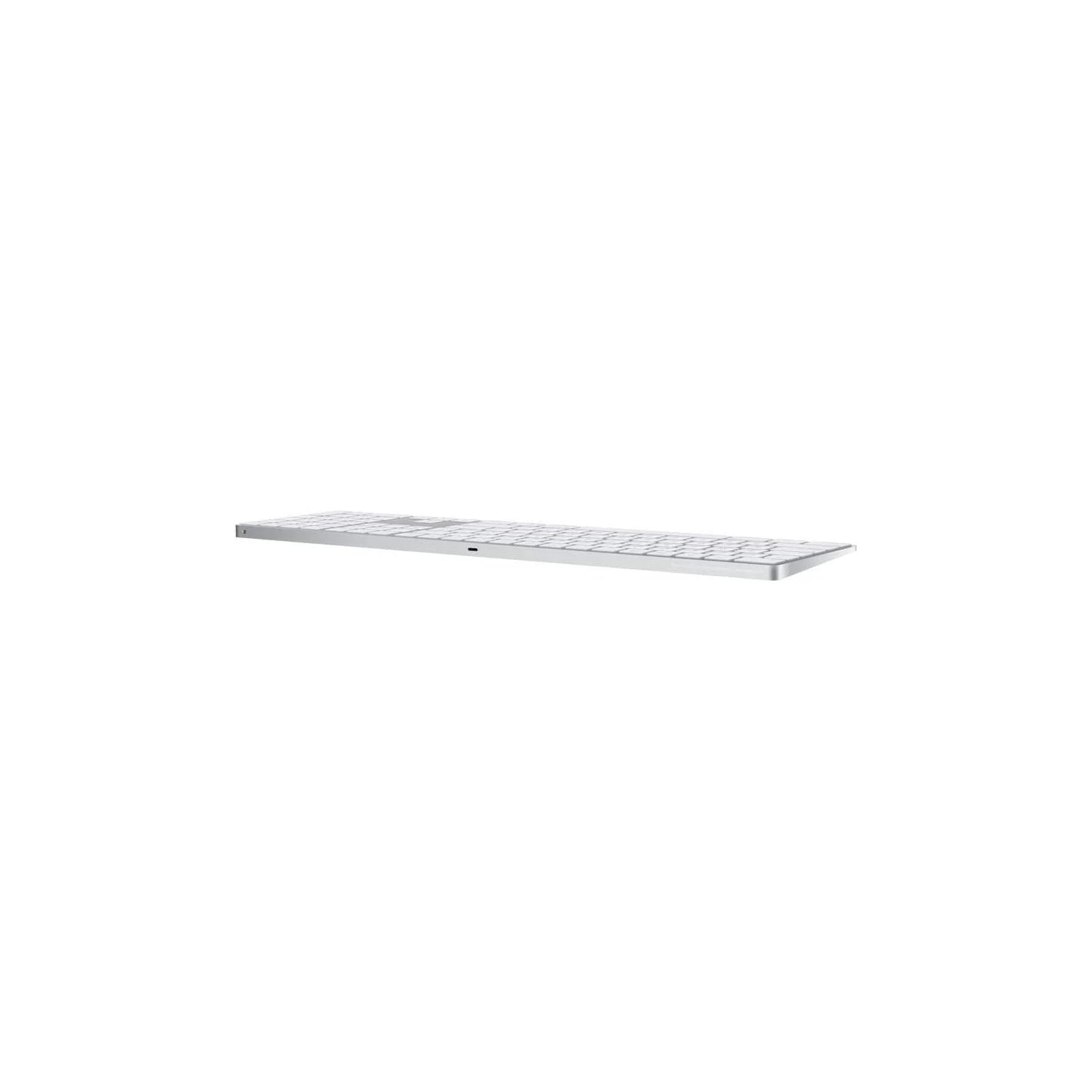 Apple Magic Keyboard with Numeric Keypad – Bluetooth, Rechargeable, British English, Silver – Compatible with Mac, iPad & iPhone