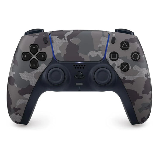 PS5 DualSense Gray Camouflage controller front view