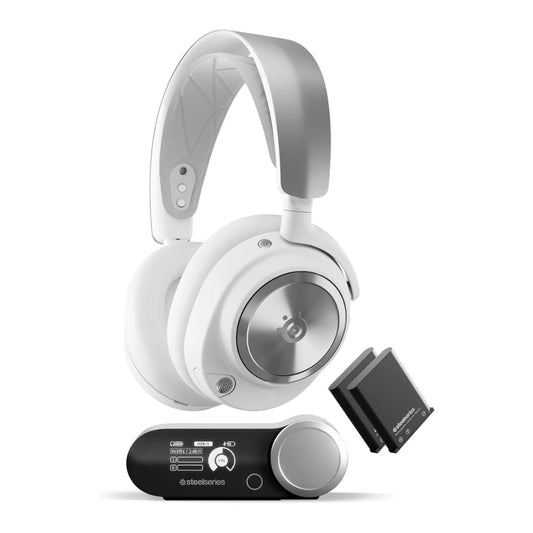 SteelSeries Arctis Nova Pro Wireless Multi-System Gaming Headset White