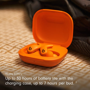 Beats Powerbeats Fit – Wireless Noise-Cancelling Workout Earbuds with Secure Fit Wingtips – Spark Orange