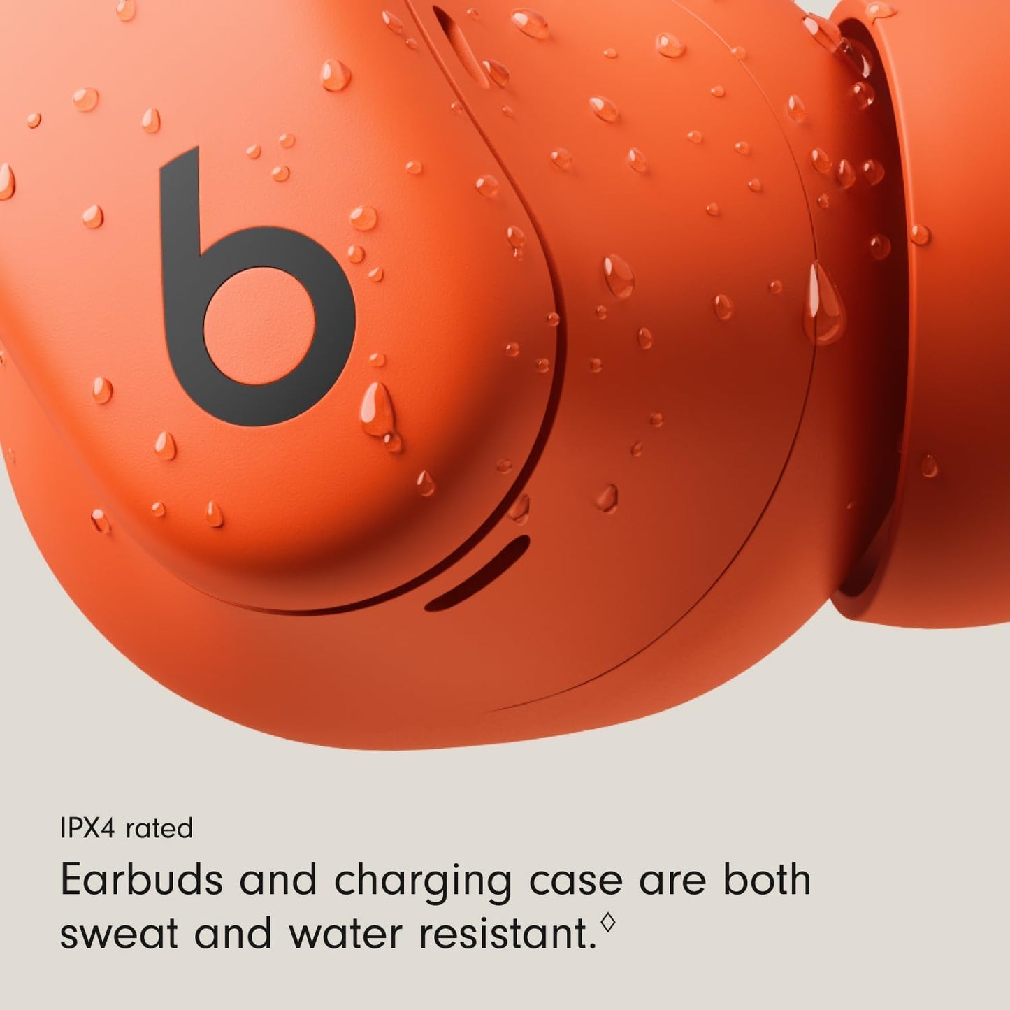 Beats Powerbeats Fit – Wireless Noise-Cancelling Workout Earbuds with Secure Fit Wingtips – Spark Orange