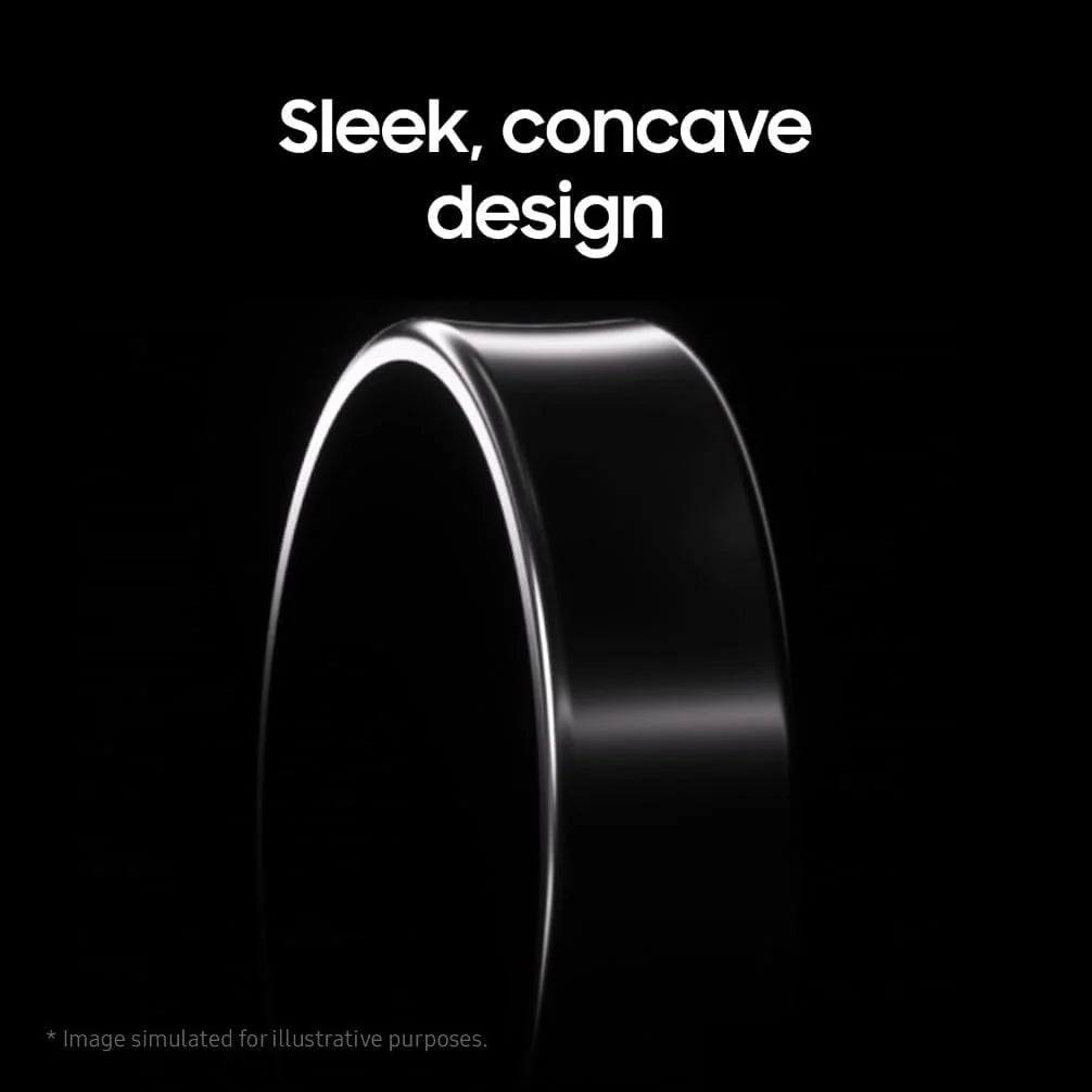 Samsung Galaxy Ring – Titanium Silver – Size 6 | AI Health Tracking | Sleep, Heart Rate & Stress Monitor | No Subscription | UK Version