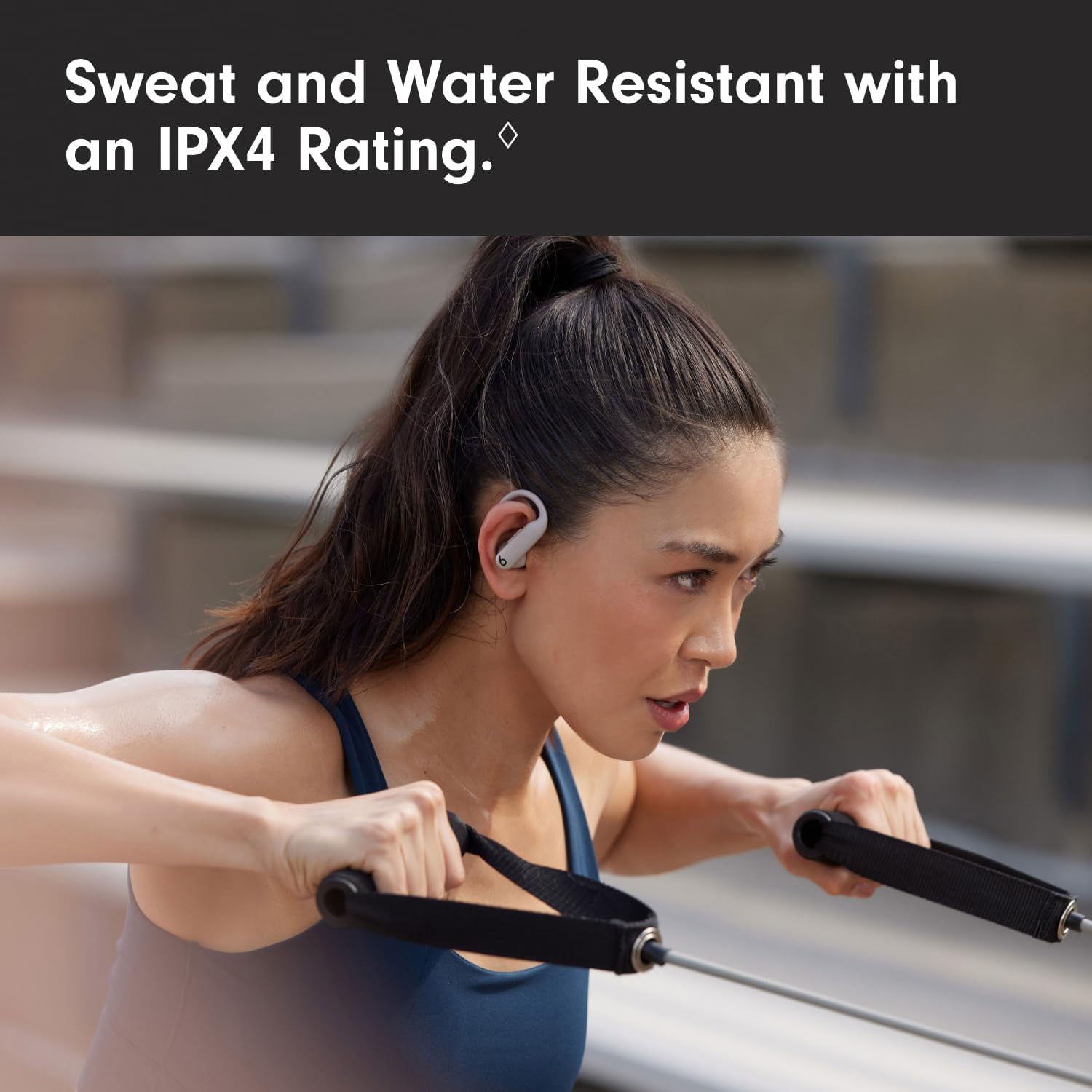 you can use while workout water resistant