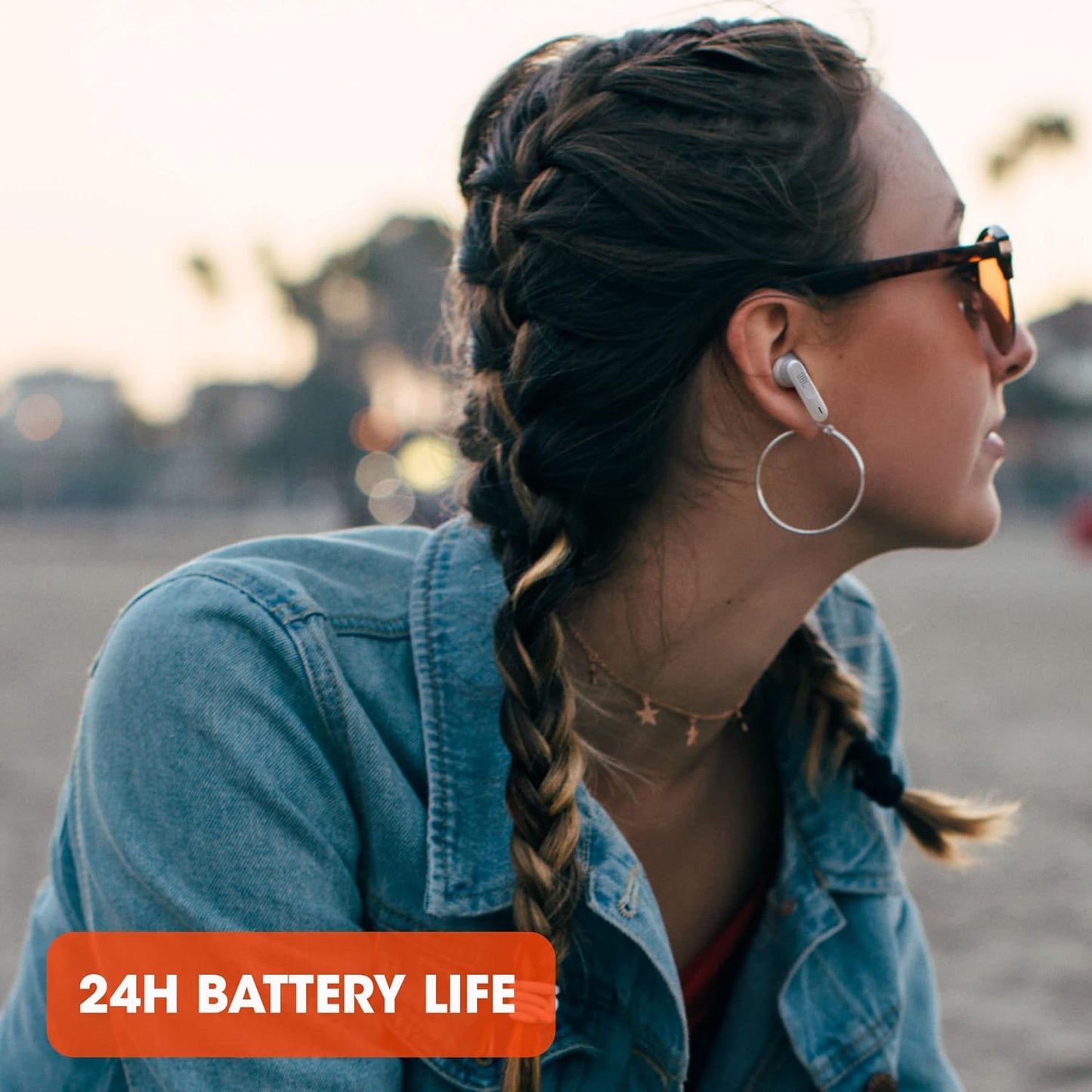 JBL Wave 300 TWS True Wireless In-Ear Bluetooth Headphones and Charging Case, Wireless Earbuds with Integrated Microphone, 26 Hours of Playback, Black