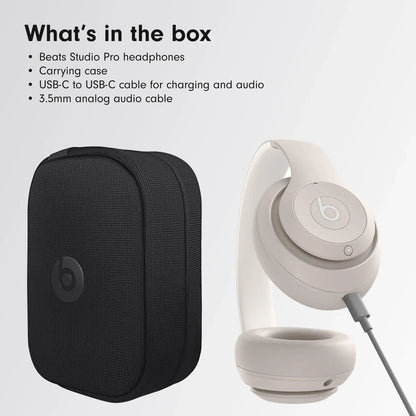 Beats Studio Pro Wireless Noise Cancelling Headphones Sandstone
