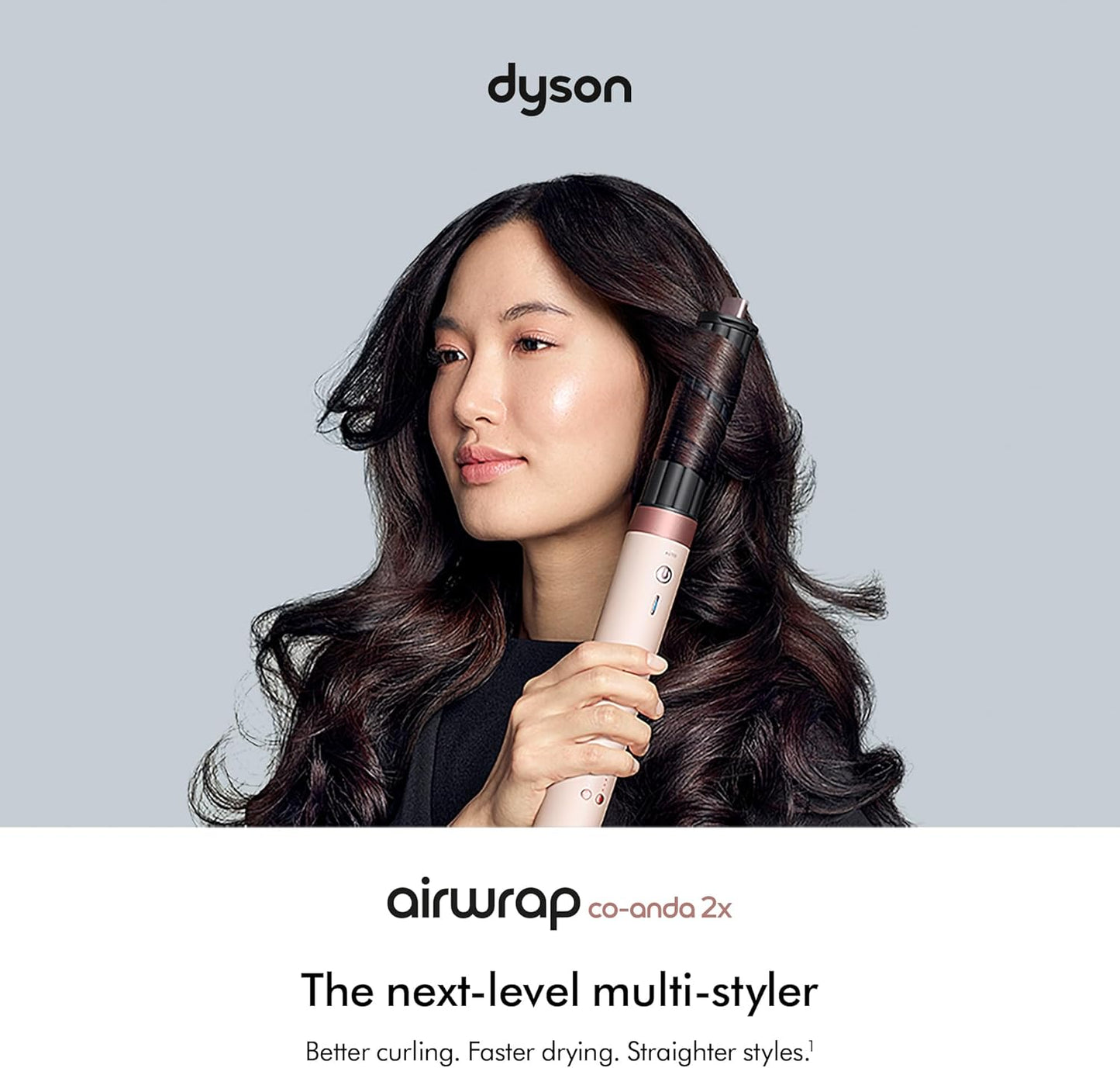 DYSON Airwrap Co-anda 2x Straight + Wavy Multi-Styler & Dryer – Ceramic Pink & Rose Gold