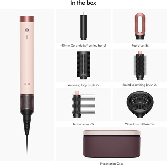 DYSON Airwrap Co-anda 2x Curly + Coily Hair Multi-Styler & Dryer – Ceramic Pink & Rose Gold