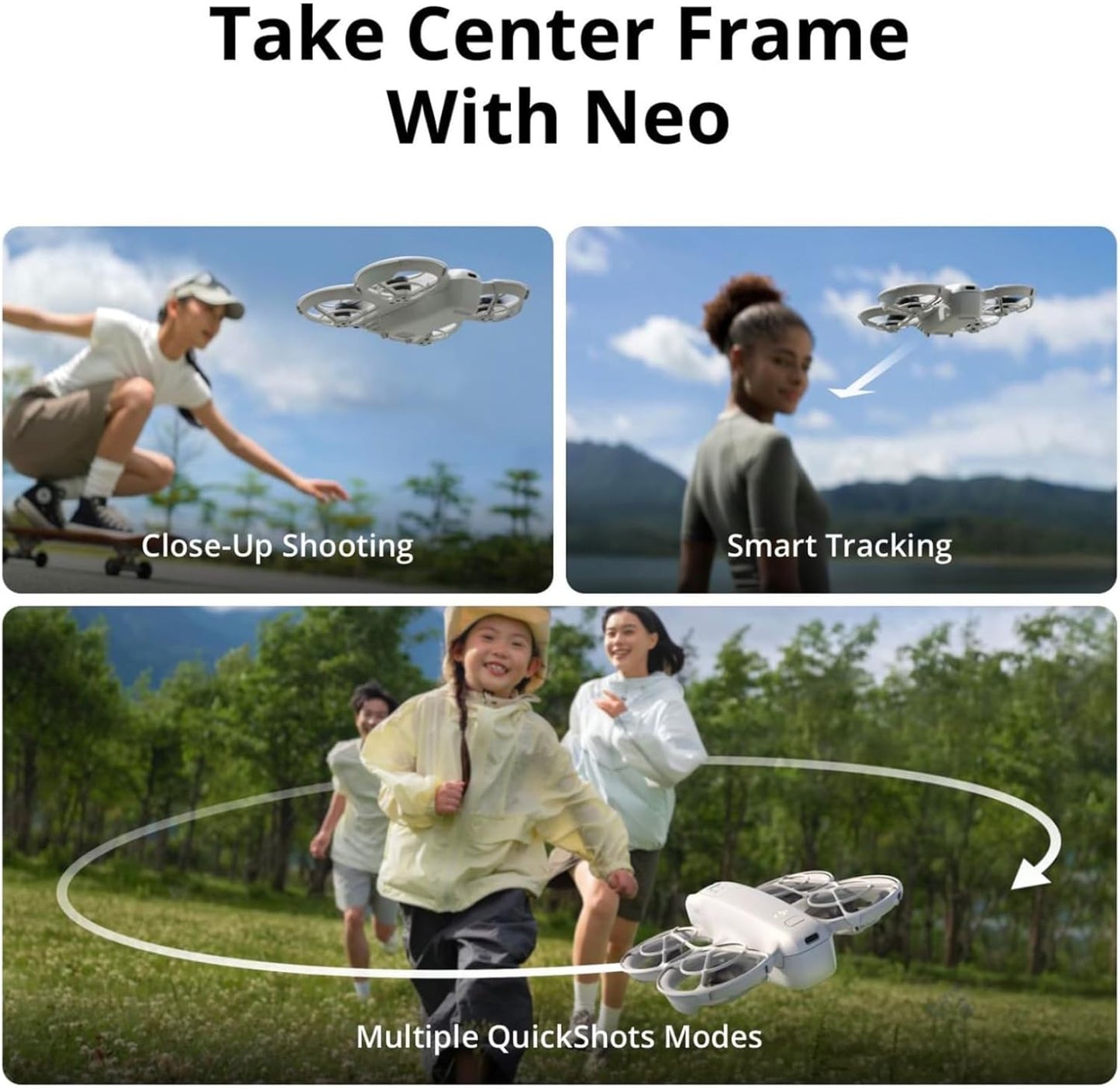 **DJI Neo Mini Drone with 4K UHD Camera | 135g Self-Flying Drone | Palm Takeoff, Subject Tracking & Stabilized Video**