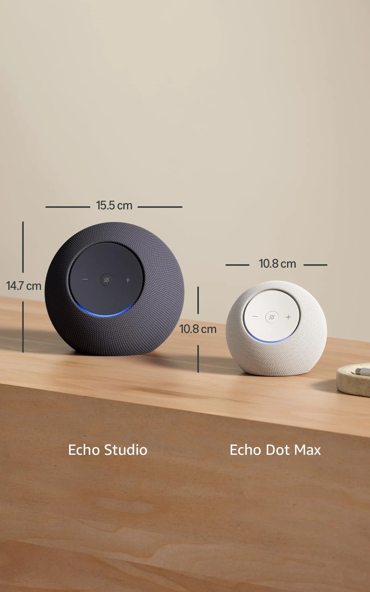Amazon Echo Dot Max (newest gen), Bluetooth speaker with room-filling sound and built-in smart home hub, Amethyst, with Alexa+ Early Access