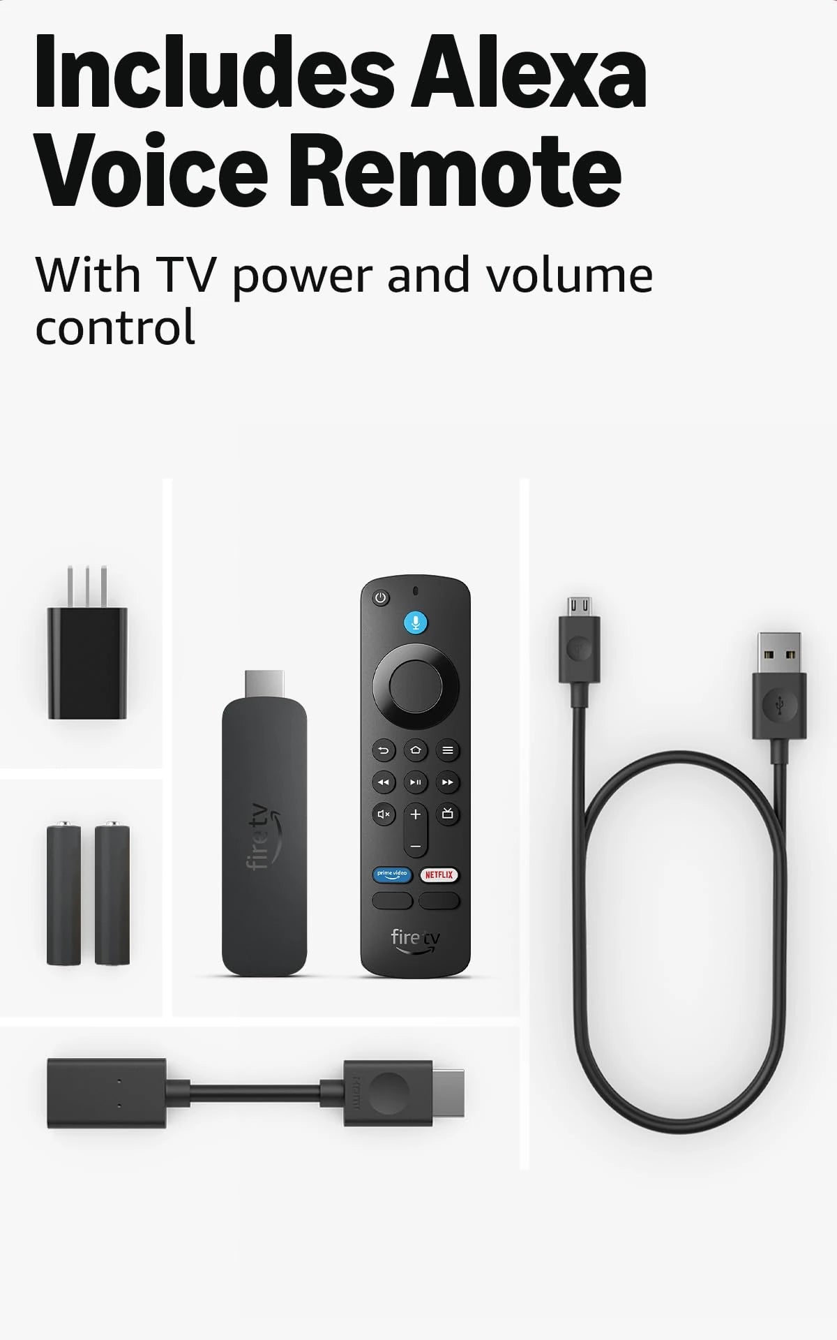 Amazon Fire TV Stick 4K Plus streaming device, supports Wi-Fi 6, Dolby Vision/Atmos, HDR10+, find TV programmes faster with Alexa+