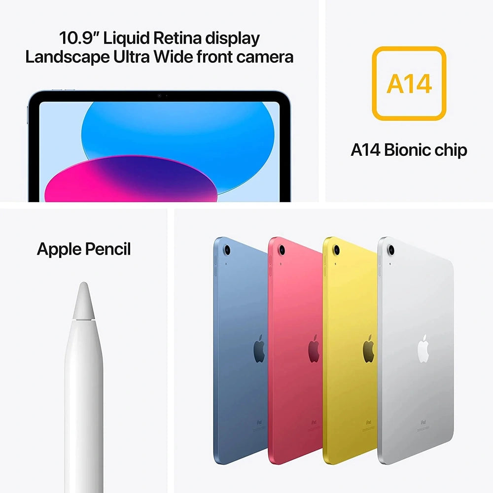 Apple 2022 10.9-inch iPad (Wi-Fi, 64GB) - Silver  (10th generation)