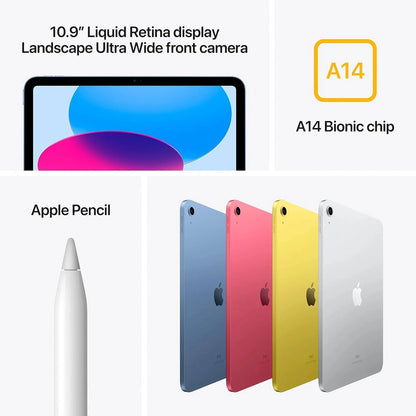Apple 2022 10.9-inch iPad (Wi-Fi, 64GB) -Yellow (10th generation)