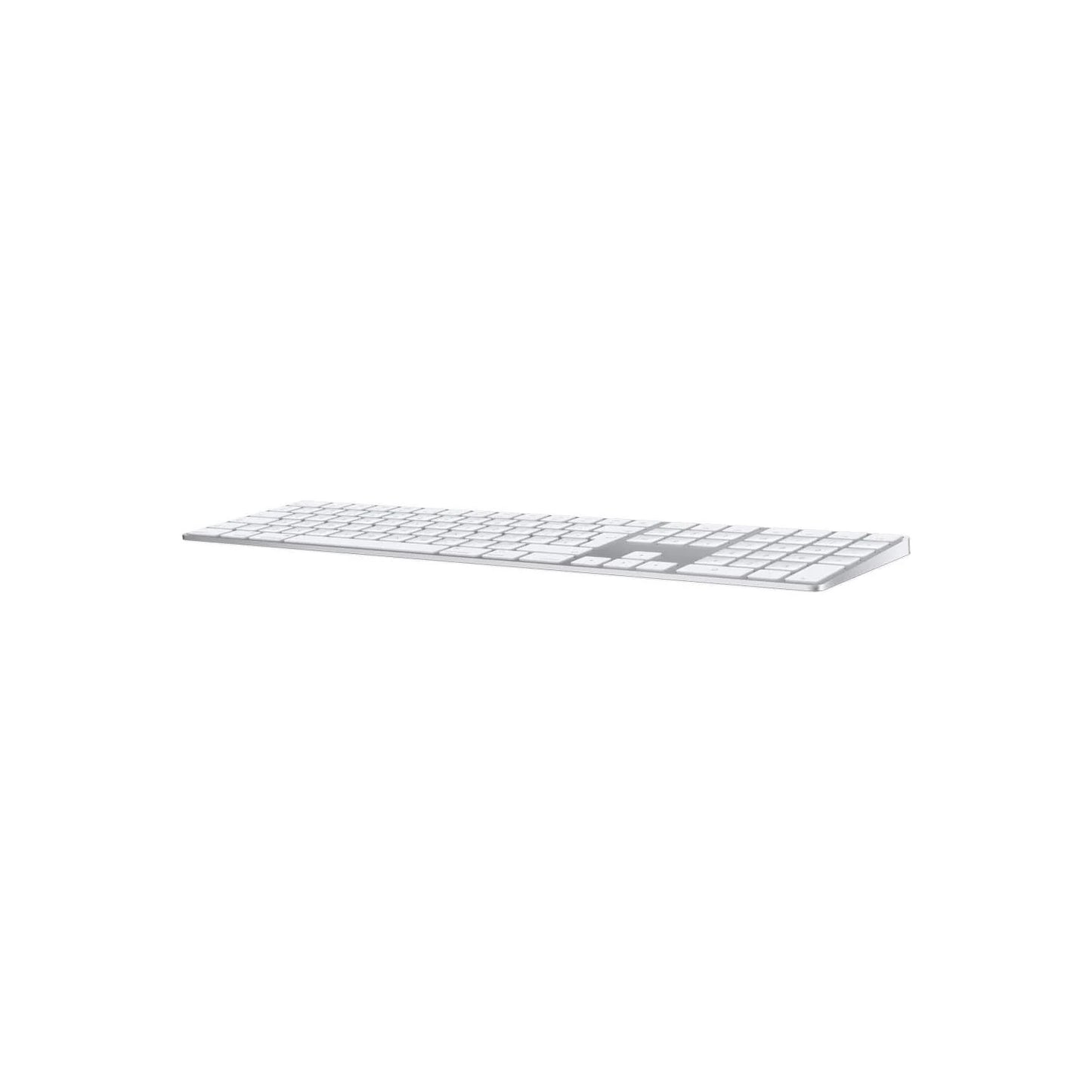 Apple Magic Keyboard with Numeric Keypad – Bluetooth, Rechargeable, British English, Silver – Compatible with Mac, iPad & iPhone