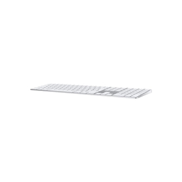 Apple Magic Keyboard with Numeric Keypad – Bluetooth, Rechargeable, British English, Silver – Compatible with Mac, iPad & iPhone