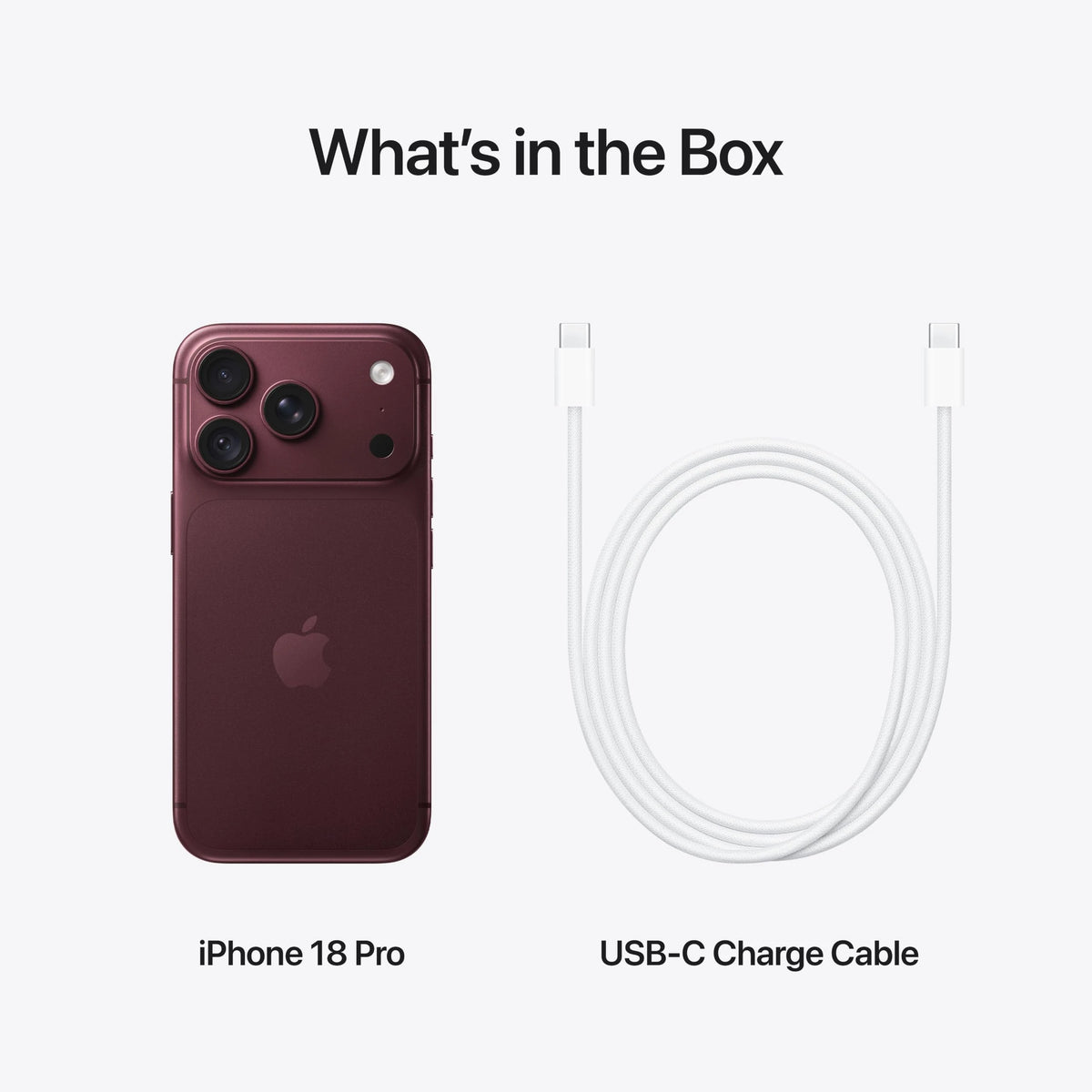 Apple iPhone 18 Pro 1TB - Burgundy