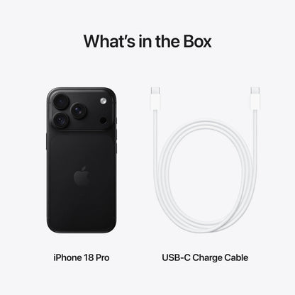 Apple iPhone 18 Pro 2TB - Black