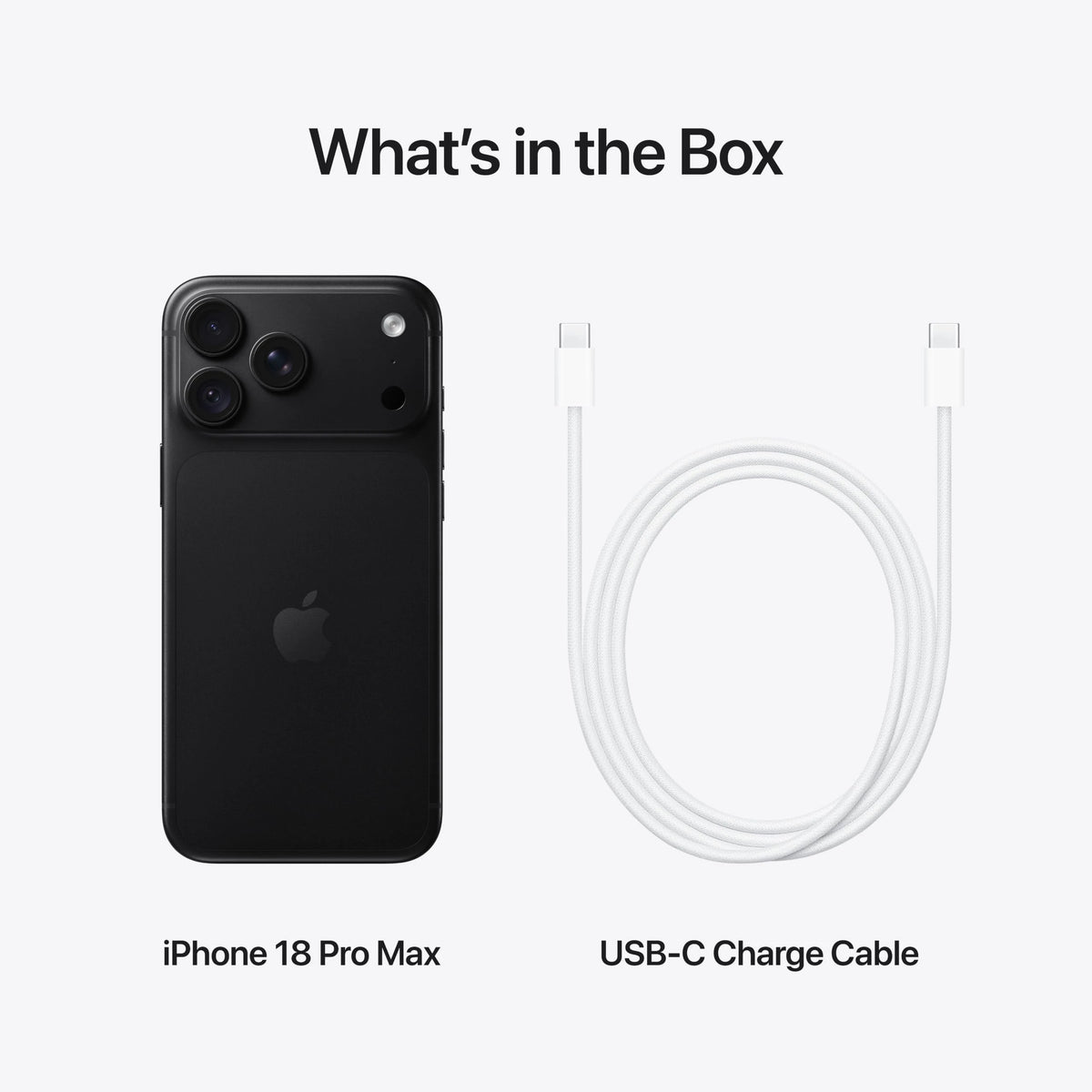 Apple iPhone 18 Pro Max 2TB - Black