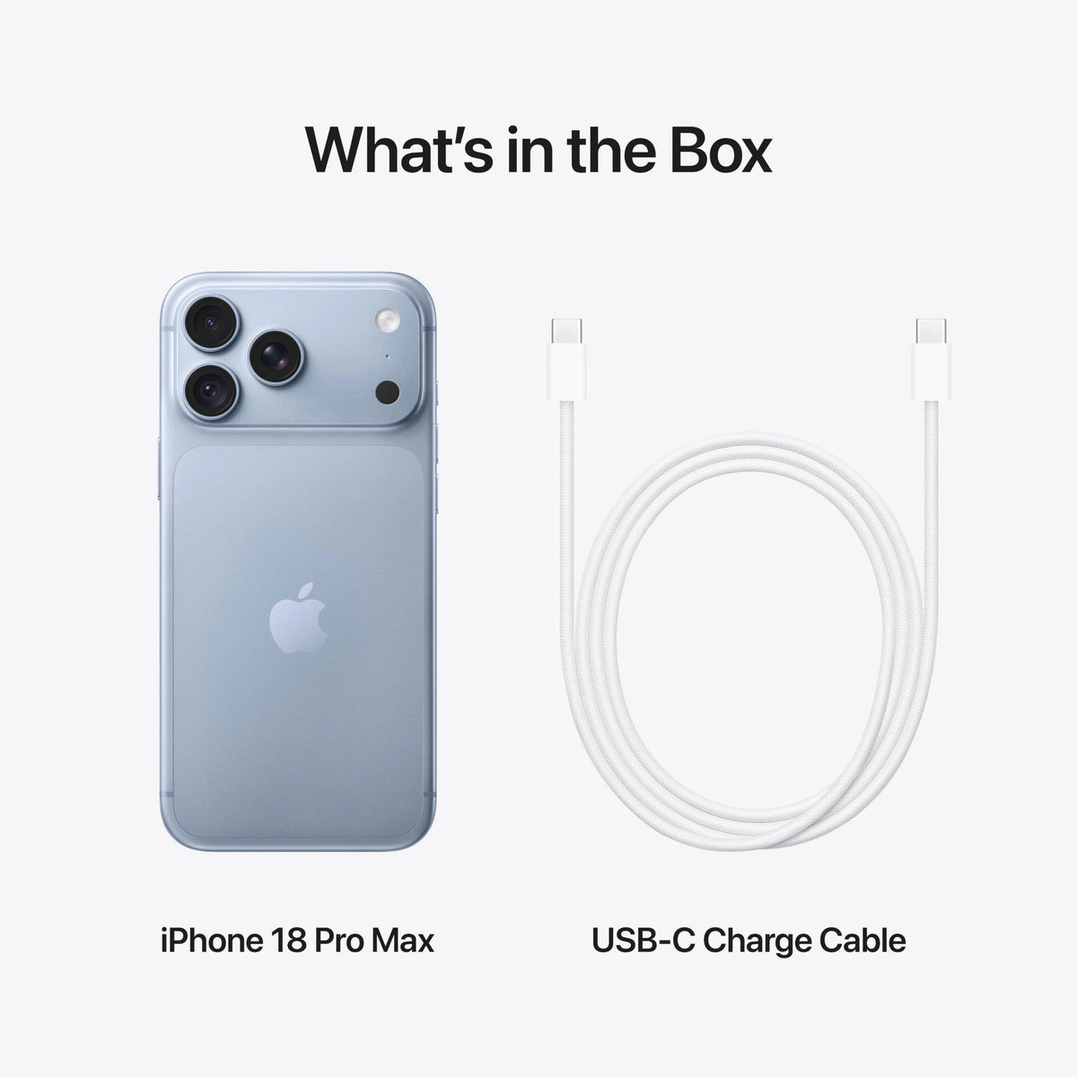 Apple iPhone 18 Pro Max 2TB - Glacier