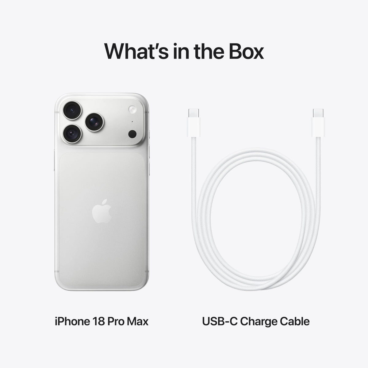 Apple iPhone 18 Pro Max 2TB - Silver
