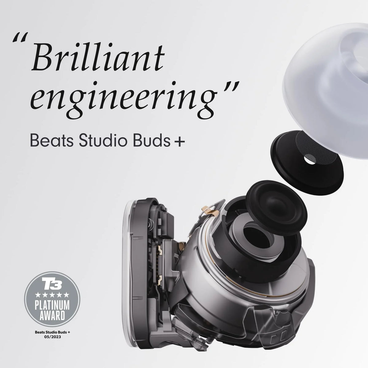 Beats Studio Buds + – True Wireless Noise Cancelling Earbuds – Transparent