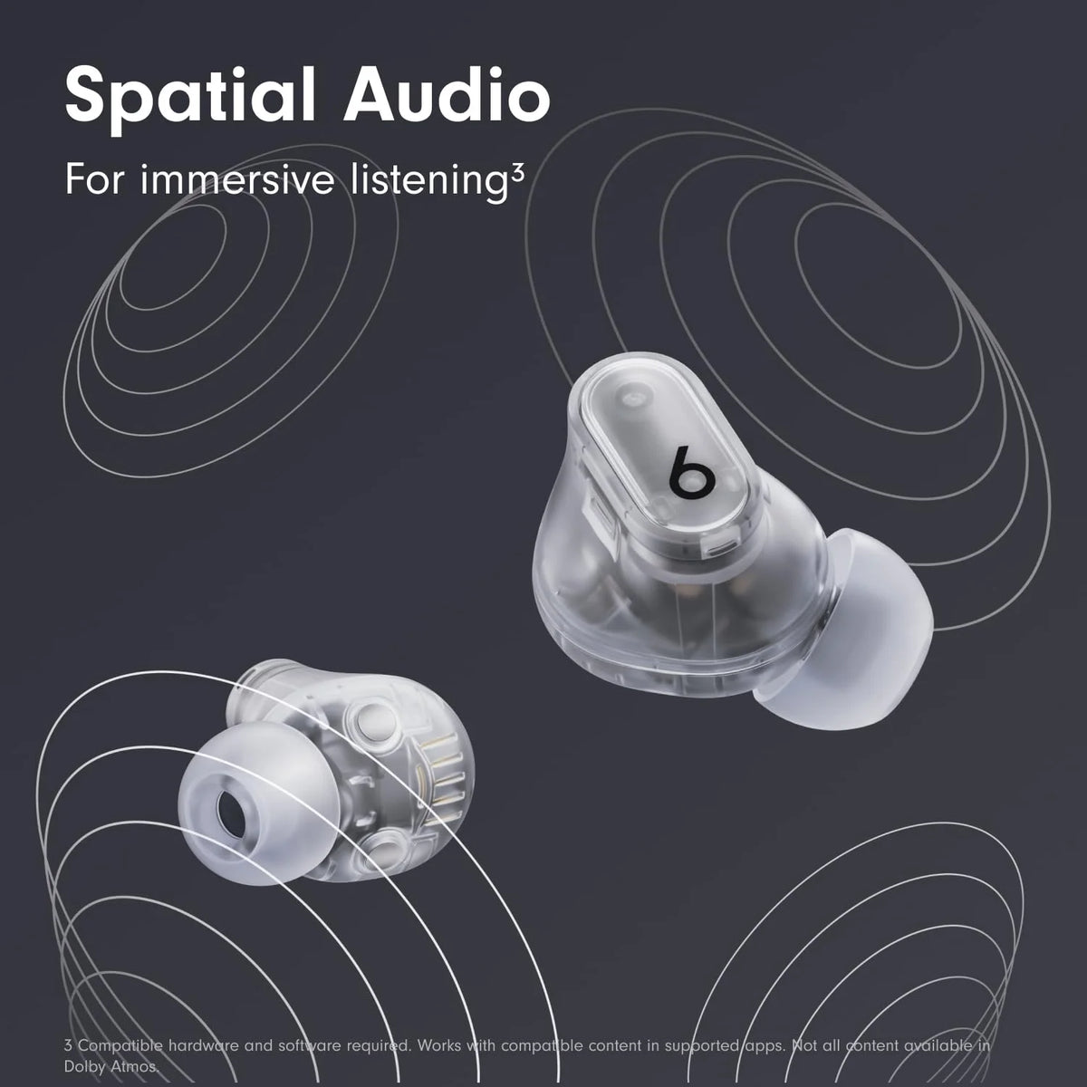 Beats Studio Buds + – True Wireless Noise Cancelling Earbuds – Transparent