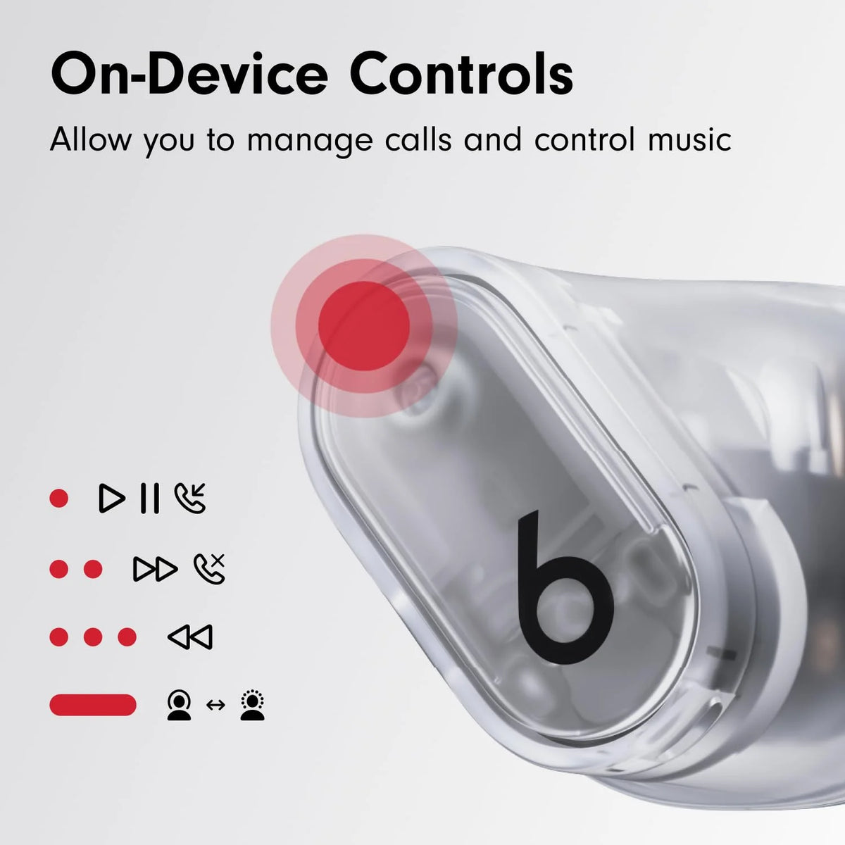 Beats Studio Buds + – True Wireless Noise Cancelling Earbuds – Transparent