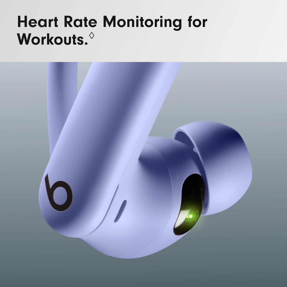 Beats Powerbeats Pro 2 Wireless Earbuds – Noise Cancelling, Heart-Rate Monitor, IPX4, 45H Battery, Wireless Charging, Hyper Purple