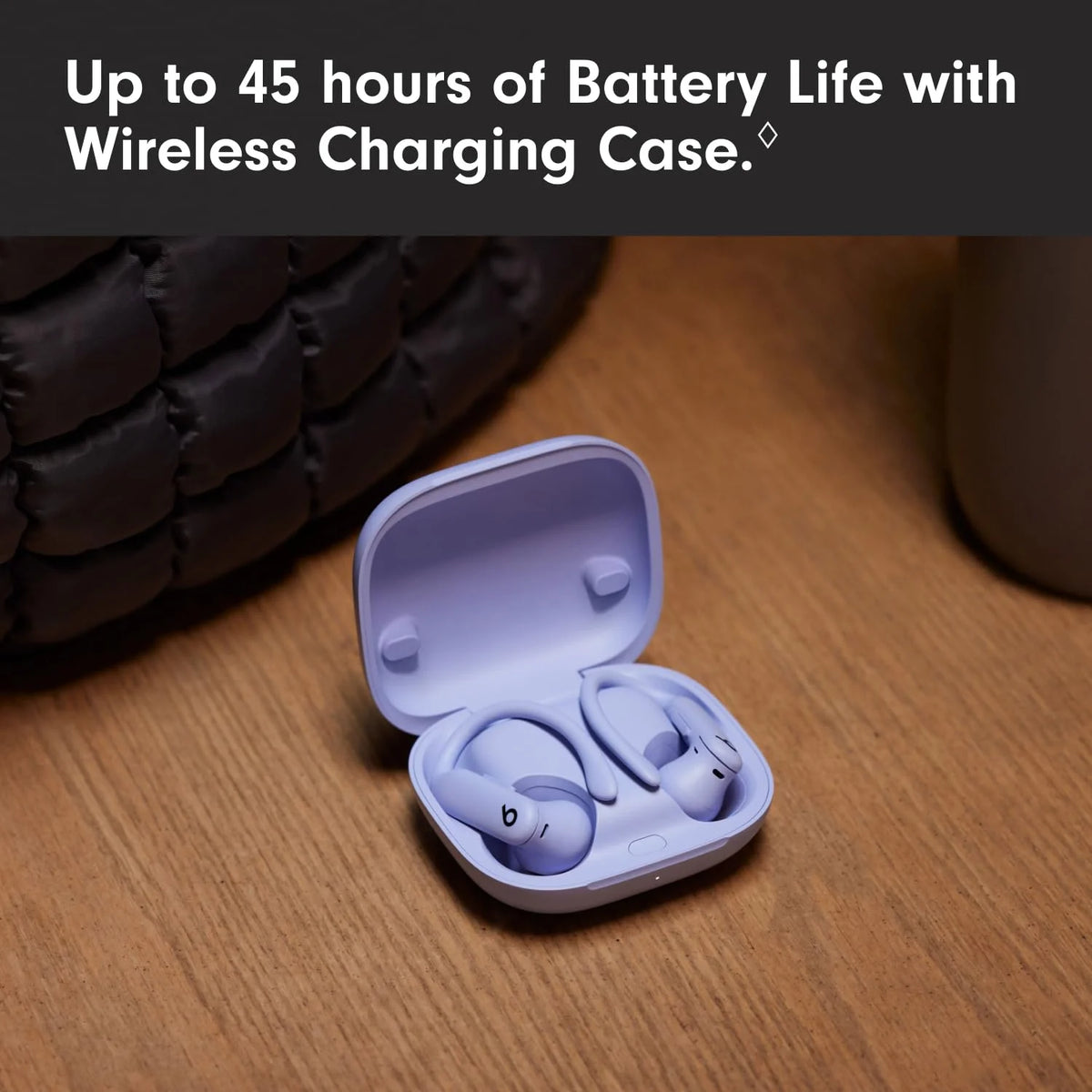 Beats Powerbeats Pro 2 Wireless Earbuds – Noise Cancelling, Heart-Rate Monitor, IPX4, 45H Battery, Wireless Charging, Hyper Purple