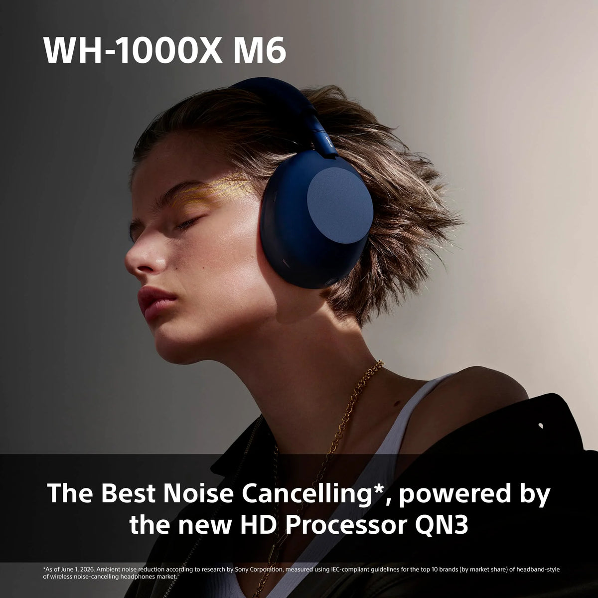Sony WH-1000XM6 Flagship Noise Cancelling Over-Ear Wireless Bluetooth Headphones – Black