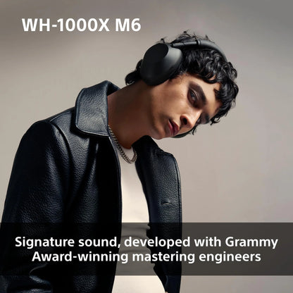 Sony WH-1000XM6 Flagship Noise Cancelling Over-Ear Wireless Bluetooth Headphones – Black