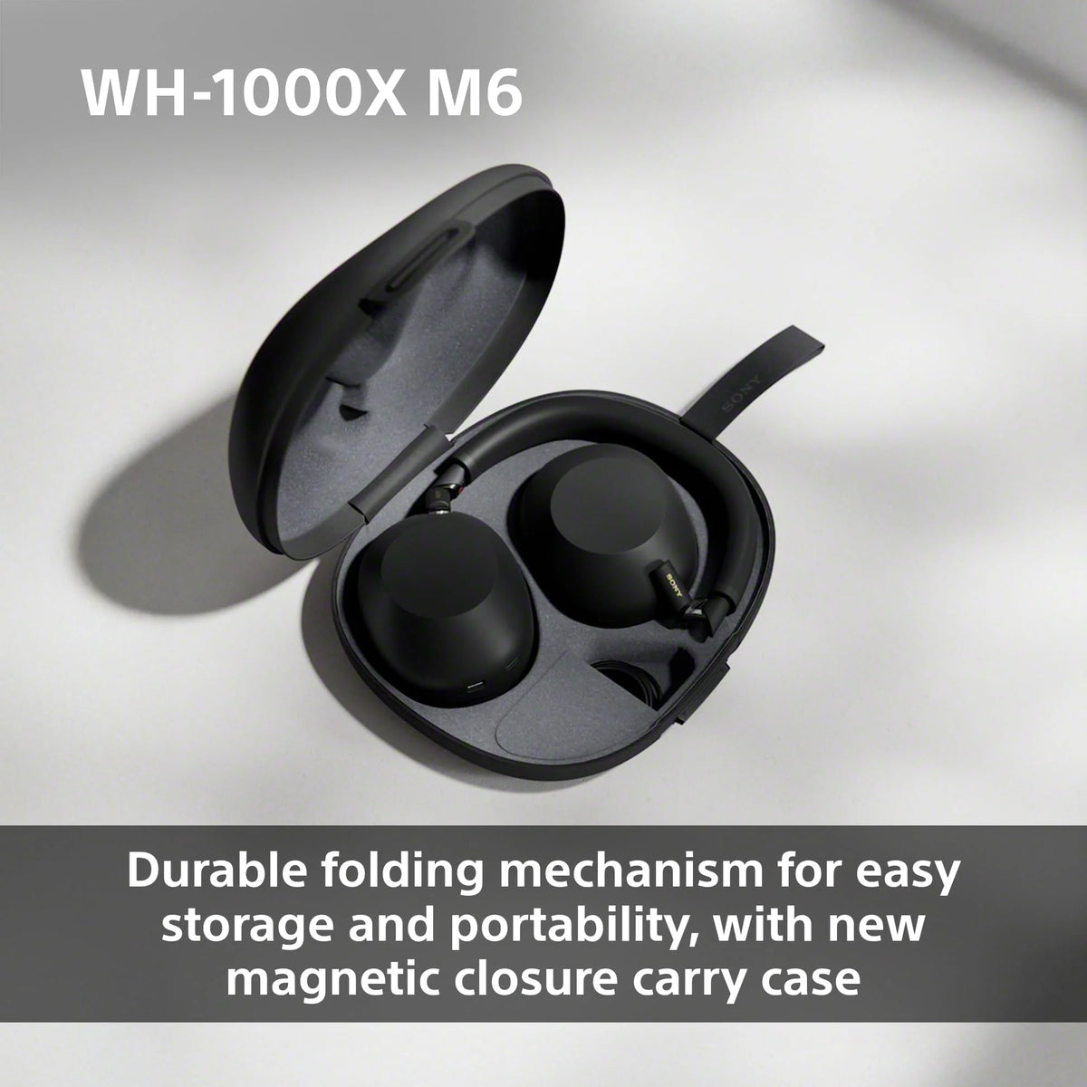 Sony WH-1000XM6 Flagship Noise Cancelling Over-Ear Wireless Bluetooth Headphones – Black