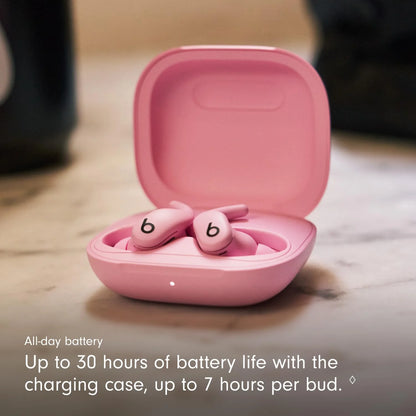 Beats Powerbeats Fit – Wireless Noise-Cancelling Workout Earbuds with Secure Fit Wingtips, Power Pink