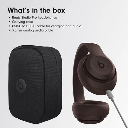 BEATS Studio Pro Wireless Bluetooth Noise-Cancelling Headphones - Deep Brown
