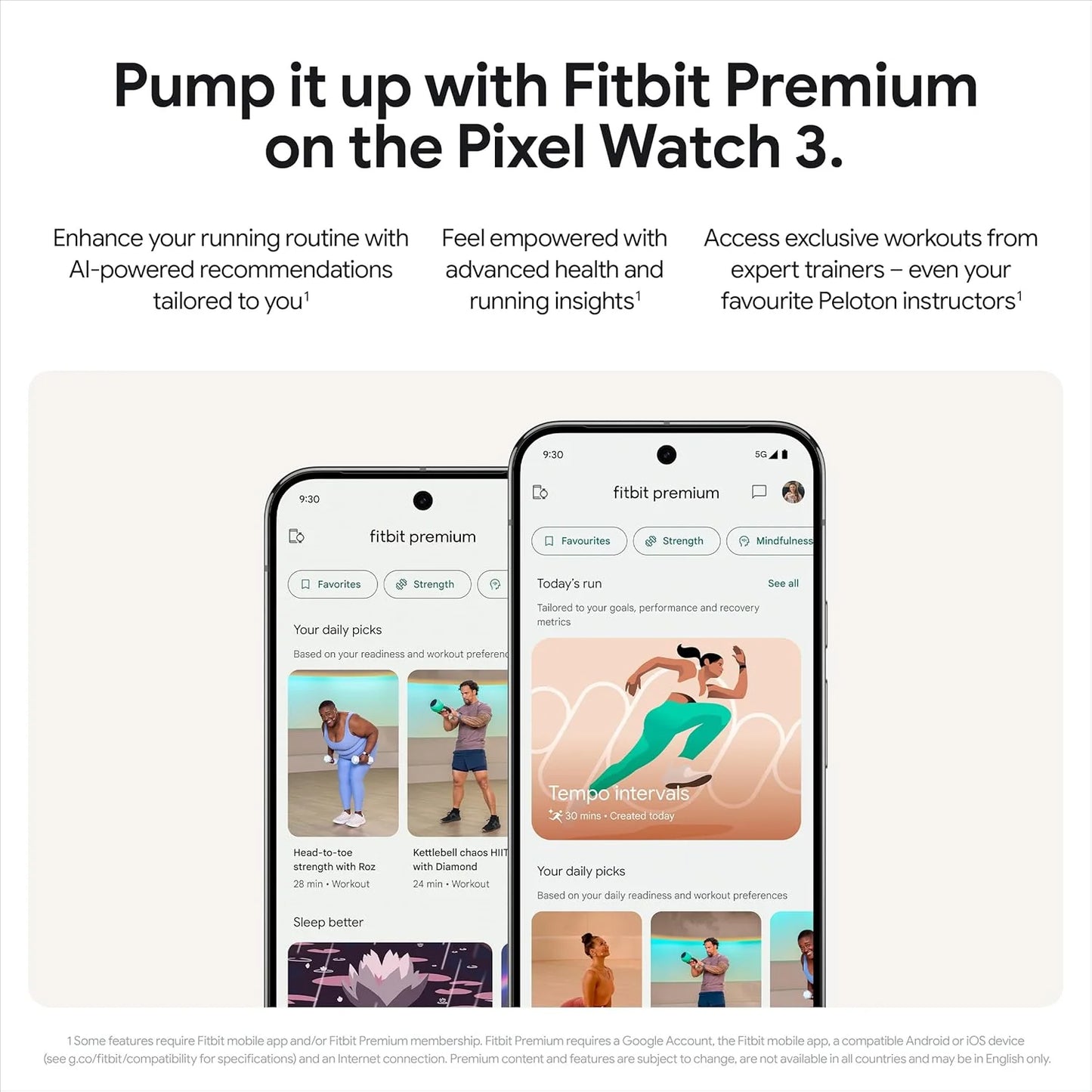 Google Pixel Watch 3 (45mm) – Matte Black Aluminium Case with Obsidian Band, Wi-Fi | Heart Rate Tracking, Fitbit Running Features, 24-Hour Battery