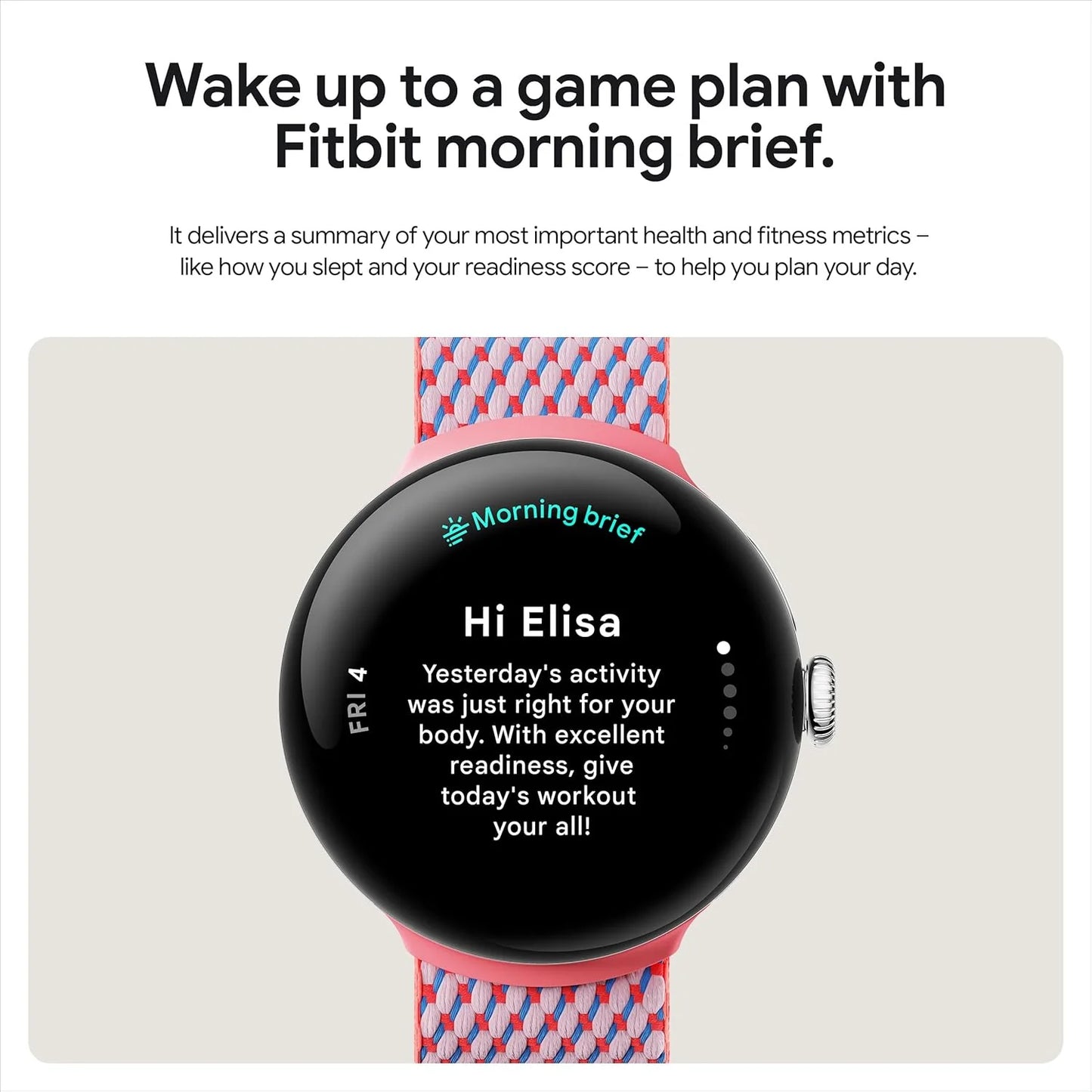 Google Pixel Watch 3 (45mm) – Matte Black Aluminium Case with Obsidian Band, Wi-Fi | Heart Rate Tracking, Fitbit Running Features, 24-Hour Battery
