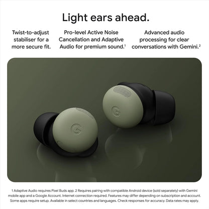 Google Pixel Buds Pro 2 - Wireless Earbuds with Active Noise Cancellation – Bluetooth Headphones - Peony