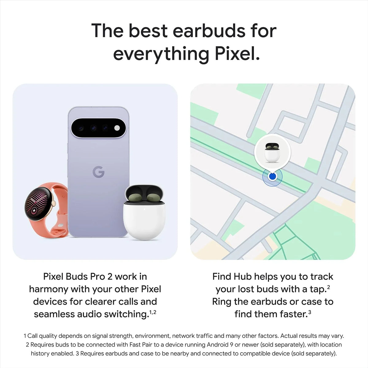 Google Pixel Buds Pro 2 - Wireless Earbuds with Active Noise Cancellation – Bluetooth Headphones - Peony
