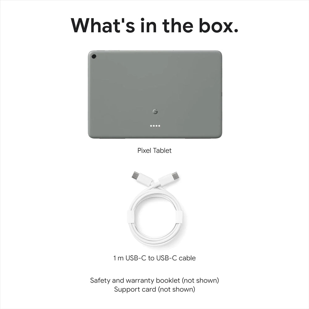 Google Pixel Tablet – 11" Android Tablet – 8GB RAM – 128GB Storage – Hazel