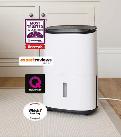 MeacoDry Arete® One 12L dual Dehumidifier & HEPA air purifier for regular sized homes
