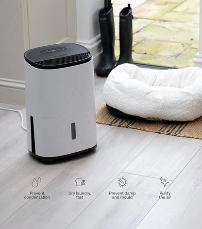 MeacoDry Arete® One 12L dual Dehumidifier & HEPA air purifier for regular sized homes