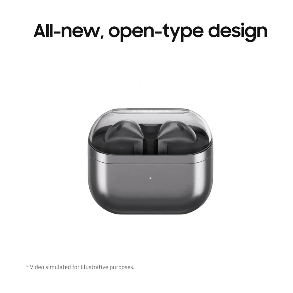 Samsung Galaxy Buds3 Wireless Earbuds Silver with Galaxy AI 2 Year Manufacturer Extended Warranty (UK Version)