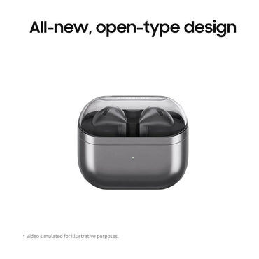 Samsung Galaxy Buds3 Wireless Earbuds Silver with Galaxy AI 2 Year Manufacturer Extended Warranty (UK Version)