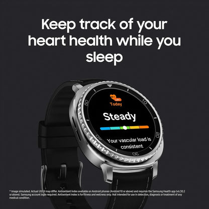 Samsung Galaxy Watch8 Classic GPS 46mm – Black | UK Version, Fitness & Health Tracking, Heart Rate Monitor, Sleep Tracking