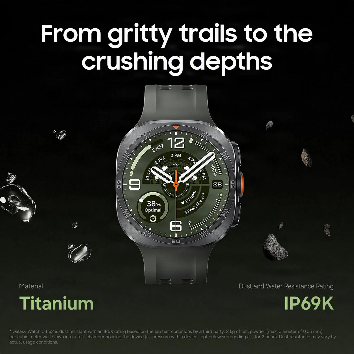 Samsung Galaxy Watch Ultra2, 47 mm, LTE Connectivity, Titanium Silver