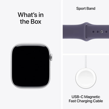 apple watch 11 46mm smartwatch purple band