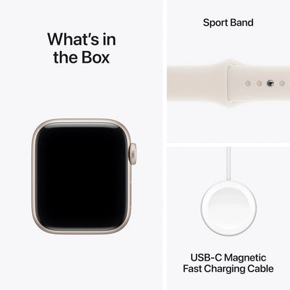 Apple Watch SE 3 GPS 40mm – Starlight Aluminium Case with Starlight Sport Band (M/L)