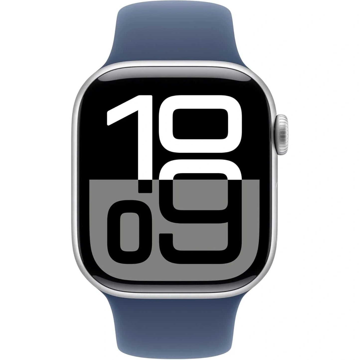 apple watch series 10 plus cellular aluminum case with denim sport band 