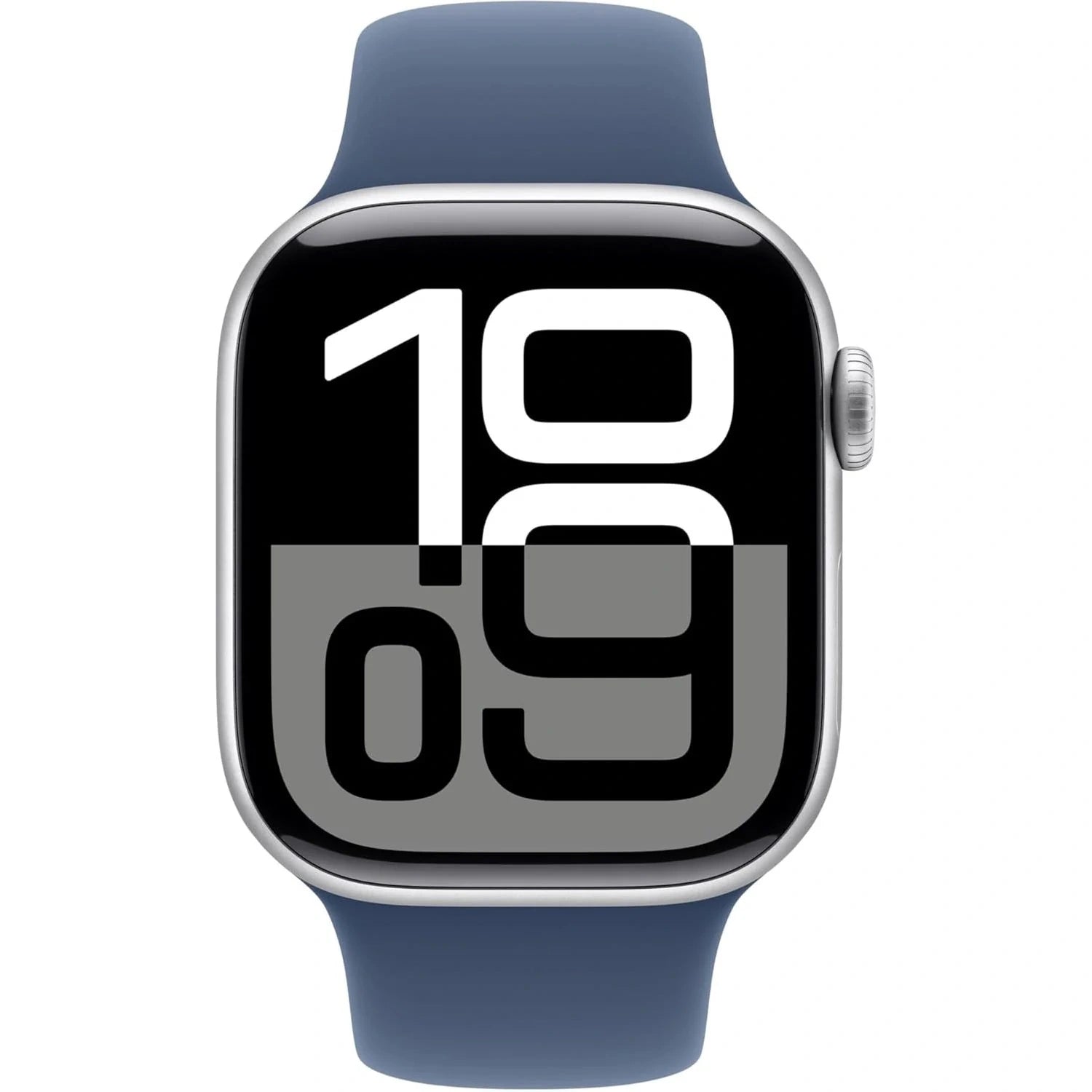 apple watch series 10 plus cellular aluminum case with denim sport band 