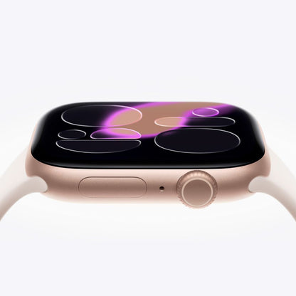Apple Watch Series 11 42mm GPS + Cellular – Rose Gold Aluminium – Light Blush Sport Band - S/M.